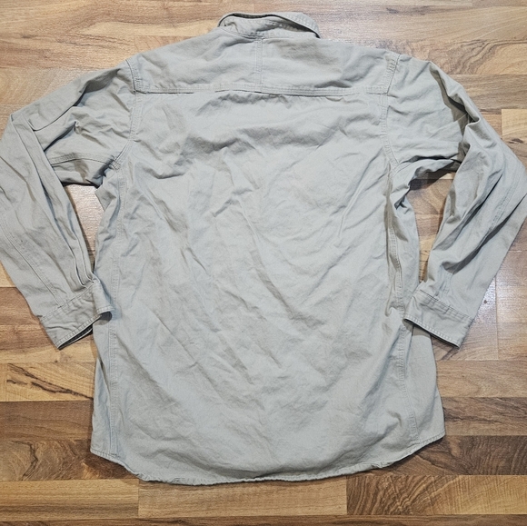 Wrangler Riggs Workwear Khaki Shirt Men’s XLT Tall - Picture 7 of 7